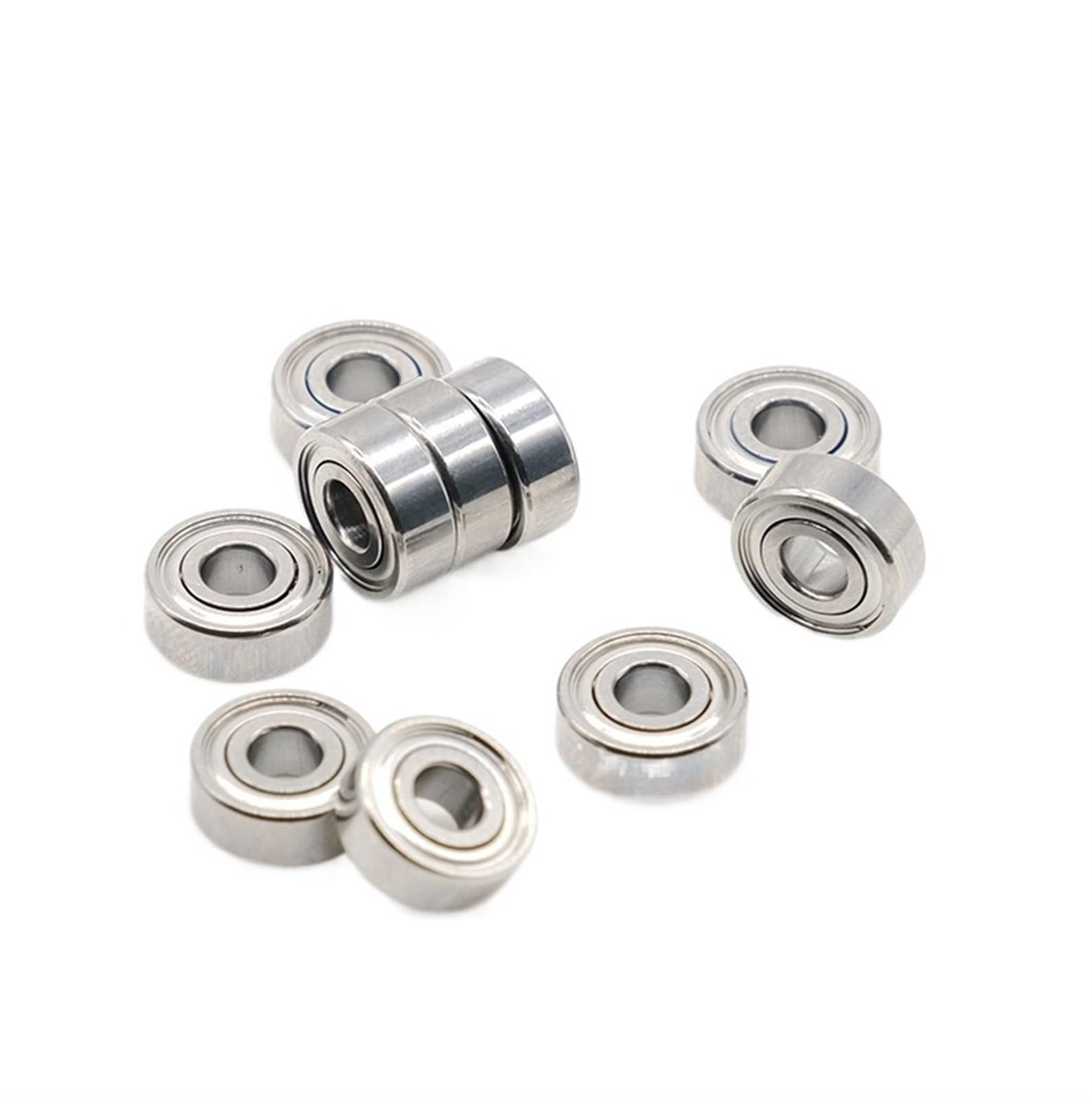 HYUJNAFZR Bimetal Seal Shield Micro deep Groove Bearing 10pcs MR83ZZ 3x8x3mm Ball Bearing