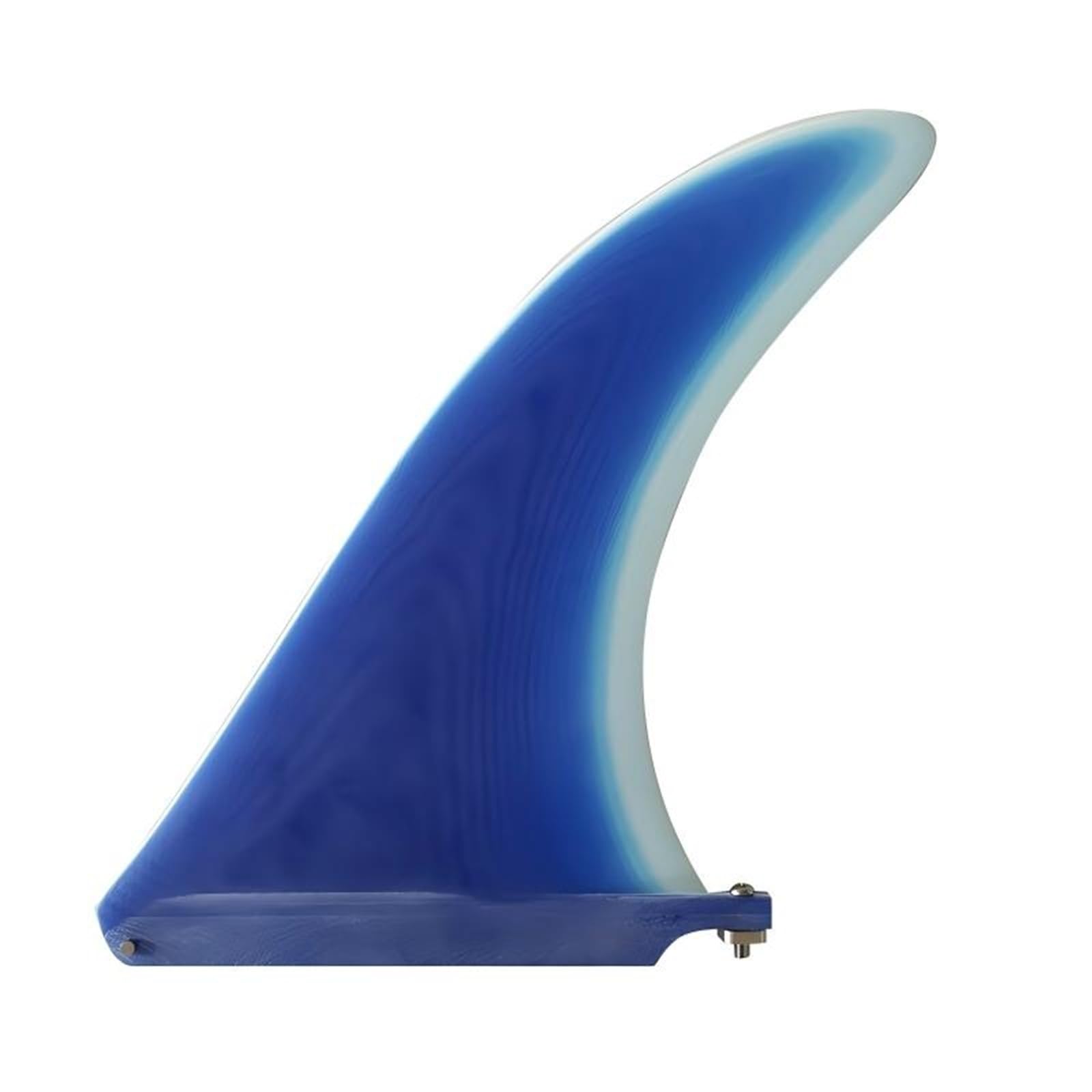 Mkhqst Blue Surfboard Fin Longboard Fin Fiberglass10.25inch Single 1Pc Surf Fins For Sup Central Multicolor Surfboard Quillas