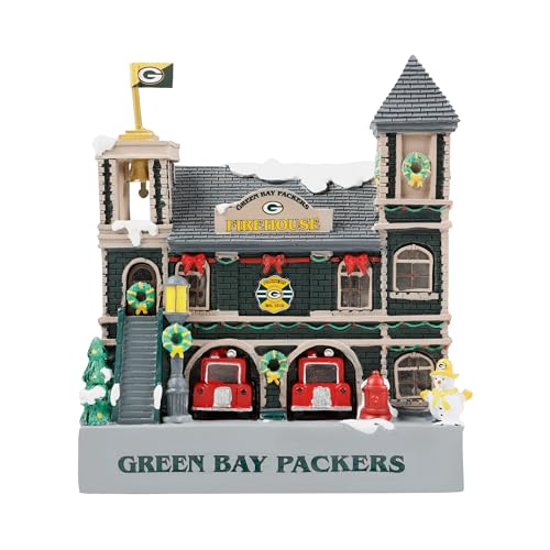 FOCO Green Bay Packers NFL Light Up Resin Team Firehouse