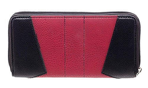 Marvel Comics Deadpool Juniors Suit Up Zip Around Wallet,Red & Black,One Size2