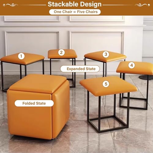 Siège gigogne multi-usage pour salon et chambre modulable moderne - 4