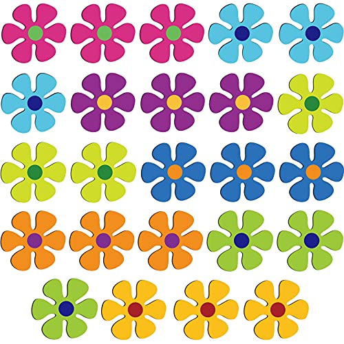 Décoration magnétique pour voiture fleurs multicolore 60x9,9cm - 2