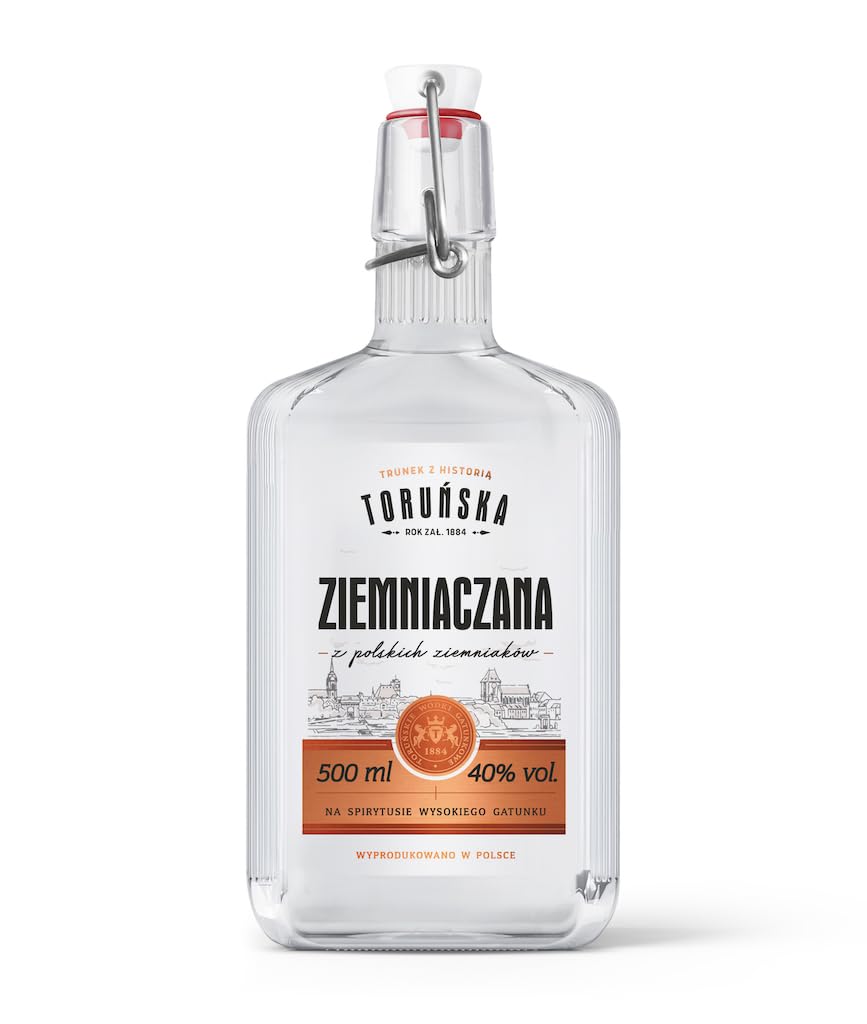 Kartoffel-Wodka aus Polen Toruńska 1884, 0,5 L, 40% Vol.