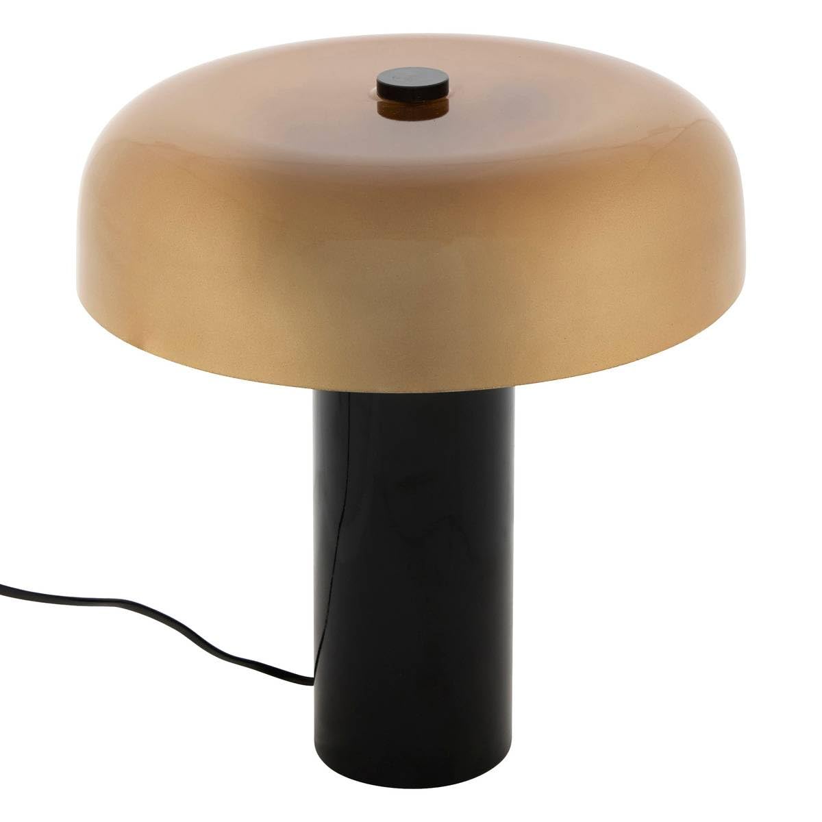 Atmosphera Créateur d'Intérieur Lampe Cylindrique Jody Lampe à Poser Vintage Abat-jour en Verre Inclinable