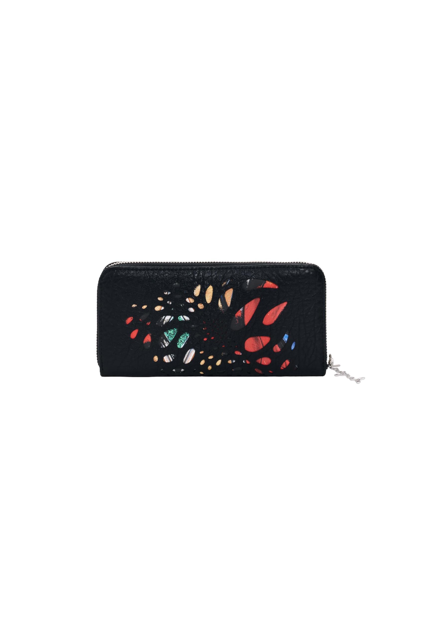 Desigual portafoglio Mone Notus Print Fiona Long Wallet Black nero