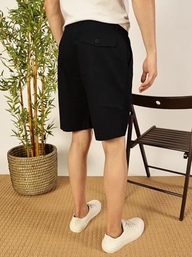 Image of Thomas Scott Men's | Solid | Cargo Shorts | Regular Fit | 100% Cotton | Above Knee | Casual Short