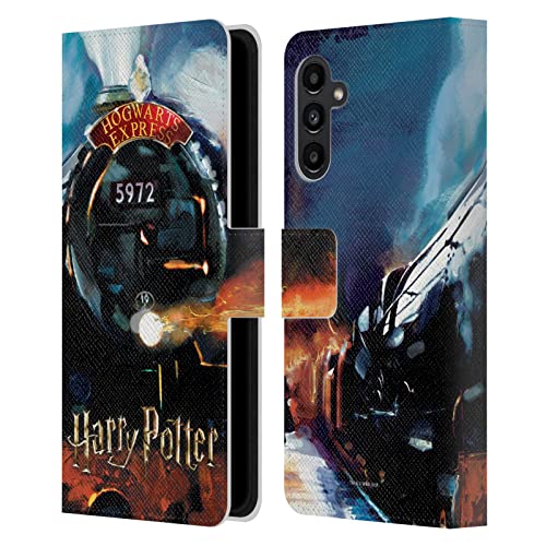 Hogwarts Express Coque Portefeuille Samsung Galaxy A13 5G pour vos Voyages du Quotidien