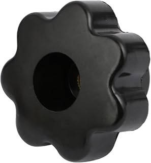 Aexit M7x49mm Plastic Other Mechanical Hardware Accessories Head Female Thread Screw On Type Clamping Knobs Grips Black Model:47as179qo639