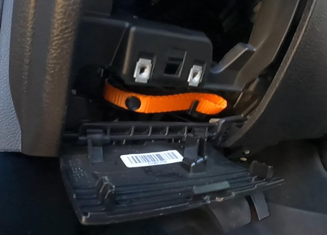 Anti-Theft Steel Neutral Cover Plate Compatible 2014-2025 RAM 1500 18 Gauge Steel Neutral Strap/Release Cover Plate - Laser Cut, Painted, USA