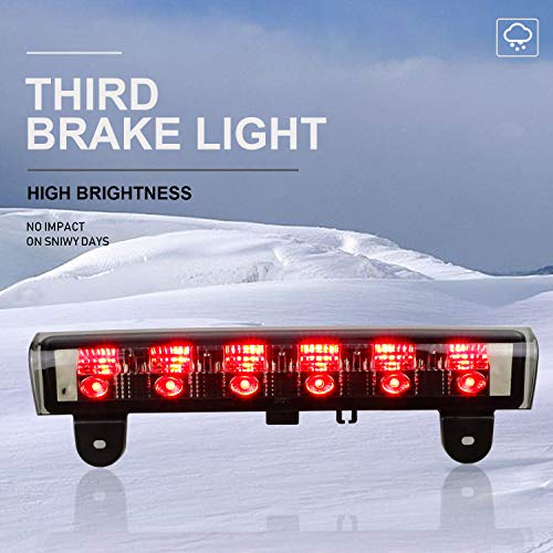 Petmigo Led Third 3Rd Brake Light Center High Mount Stop Light Lamp Replacement For 2000-2006 Gmc Yukon Xl 1500 2500/ Chevy Suburban Tahoe/Chevrolet Suburban 1500 2500 (Smoked Lens) #TOP3