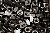 (50) Unplated 5/8-11 Heavy Square Nuts - Coarse Thread - Plain Steel 1-1/16