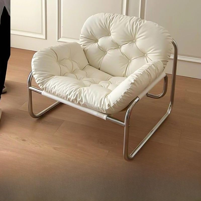 Sillón moderno con estructura metálica color negro miniatura 6
