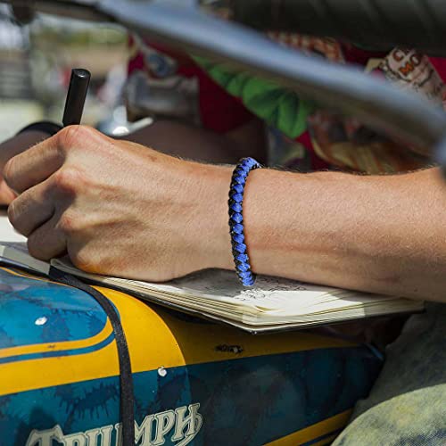 JENDEAR SHINE Paracord Bracelet for Men, Hand Braided Rope Bracelet Waterproof Adjustable, Sailing Surfing Outdoor Hiking4
