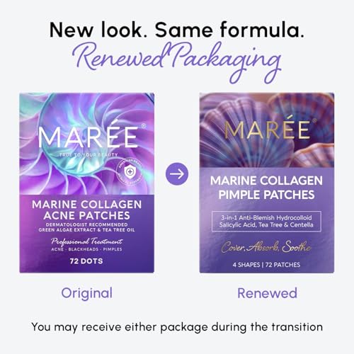 Image of MAREE Invisible Pimple Patches - Clear Pimple Patches for Face - Hydrocolloid Acne Patches Anti Blemish - Zit Stickers for Face - Parches Para Acne - Pinple Zit Patches Pimple Stickers - 72 Dots