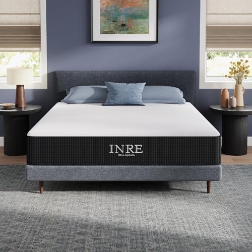 INRE Matelas 160x200, Épaisseur 30cm, Matelas en Mousse à Mémoire de Forme, Confort Équilibré,...
