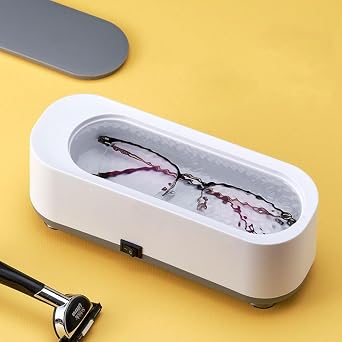 Ultrasonic Jewelry Cleaner, 250 ML Portable 45000Hz/s Professional Ultrasonic Cleaner Machine for Eye Glasses, Ring, Earring, Necklaces, Watch Strap, Makeup Brush