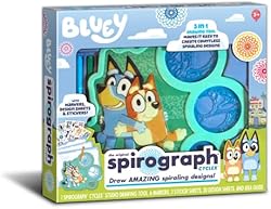 Spirograph Cyclex Studio Bluey - The Easy Way to Make Countless Amazing Spiral Art Designs Bluey Playset Art K