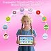 zcobro 7 Zoll Kinder Tablet mit Hülle, Android Tablet für Kinder, Quad Core Prozessor, 1024x600 HD-Display, 2GB RAM, 32GB ROM (256GB Erweiterbar), WiFi, Kamera & Lernfunktionen, Elternkontrolle, Rosa