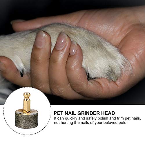 Balacoo 5 peças de substituição para triturador de unhas de animais de estimação para cães, gatos, a