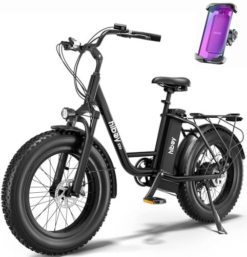 Hiboy EX6 Electric Bike for Adults with 500W Power Motor, 25mph Speed | 48V Removable Battery | 20'...