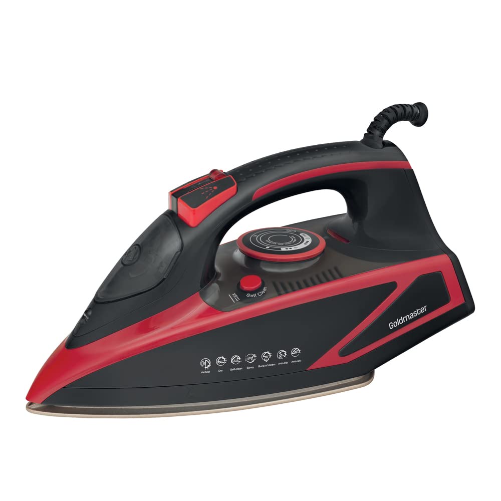 GoldMaster Projet 2600 Watt Seramik Tabanlı 160 Gr Şok Buharlı Ütü
