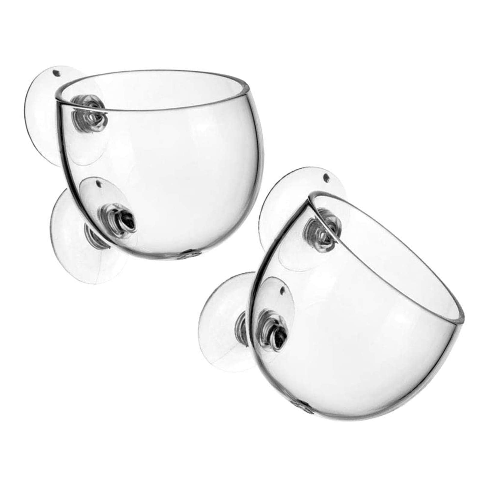 PINVNBY Plant Pot Aquarium Decor Aquatic Plant Cup with 2 Suction Cup for Fish Tank Aquarium Aquascape(2 Pack)
