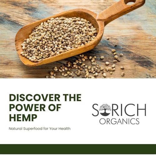 Image of Sorich Organics Hemp Hearts Seed 200g - Raw, Shelled Hemp Seeds | High Protein, Omega 3 & 6 | Keto, Vegan, Gluten-Free Superfood, Great for Smoothies & Salads.
