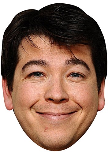 FoxyPrinting MICHAEL MCINTYRE JB - Funny Comedian Fancy Dress Cardboard Celebrity Cardboard Party Face Mask Fancy Dress