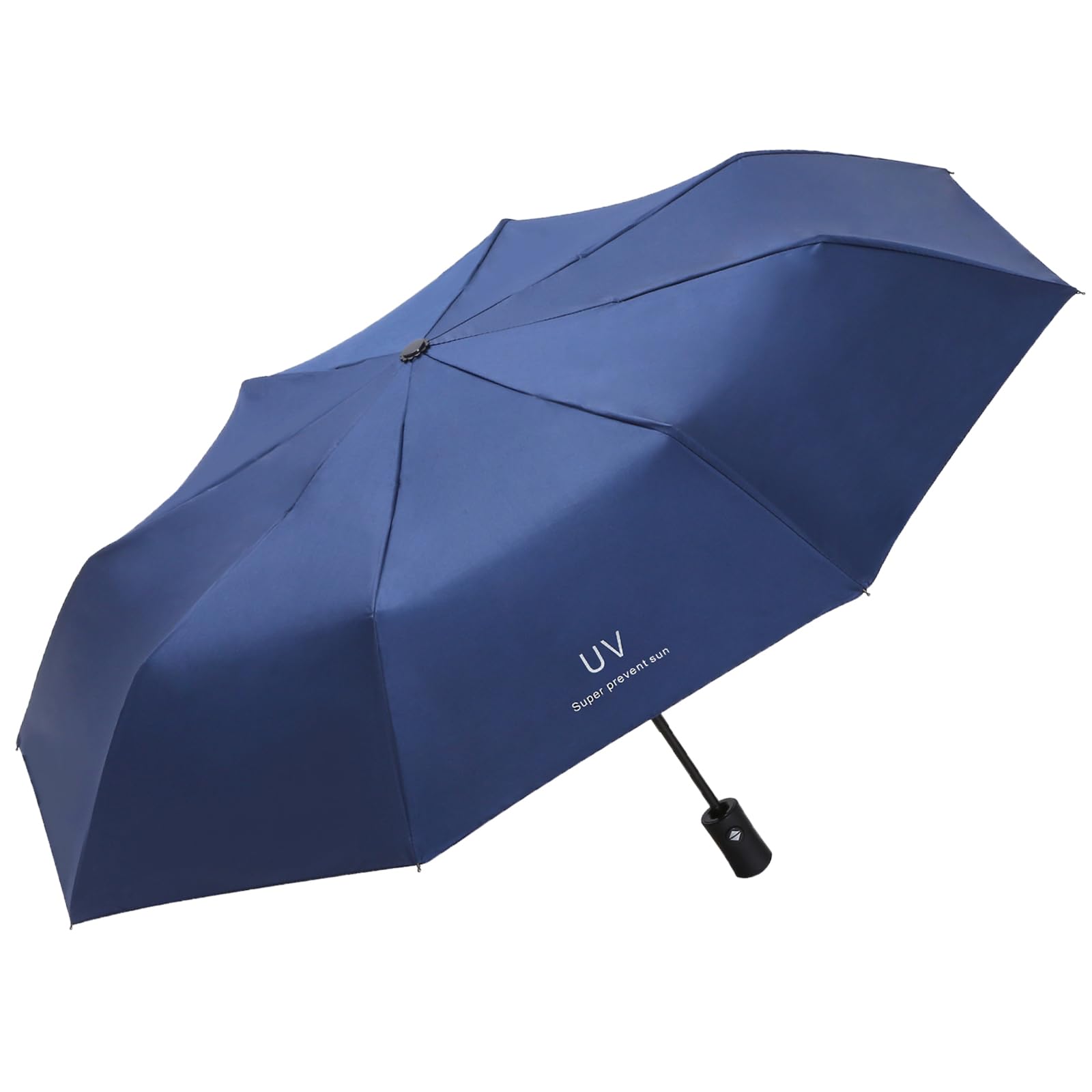 DDUPTravel Windproof Umbrella, Wind Resistant Compact Travel Folding Umbrellas, Auto Open Close Strong Wind Proof Rain Proof with 8 Strong Ribs golf umbrella for Men & Women