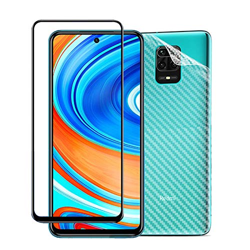 Película 5D Nano Flexivel Xiaomi Redmi Note 9S + Película Fibra Traseira