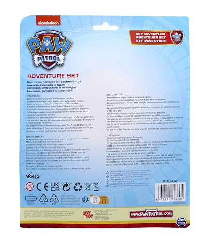 Joy Toy Patrol 1512093 Adventureset, Fernglas, Kompass und Taschenlampe, bunt