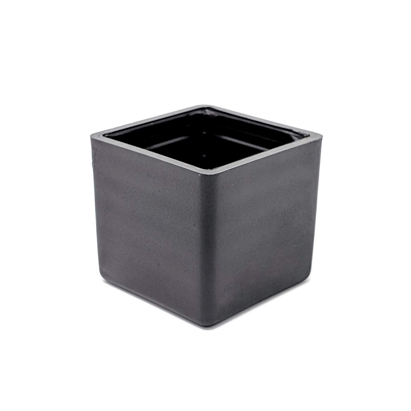 Keay Vital Parts Square Ferrule End Caps - PE-LLD Plastic Tube Caps for Furniture Chair Table Legs, Floor Protectors Anti-Scratch - 12mm to 60mm Sizes (8, 16x16mm)