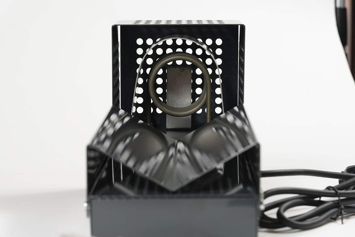Termocapsulatrice verniciata antracite/nero per capsule termoretraibili nelle bottiglie di vetro per vino e olio