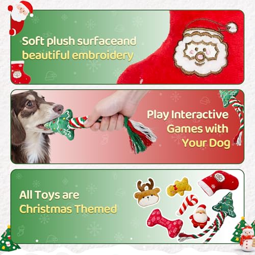 Juguetes Navideños para Perros Pequeños, Set 7 Piezas miniatura 5