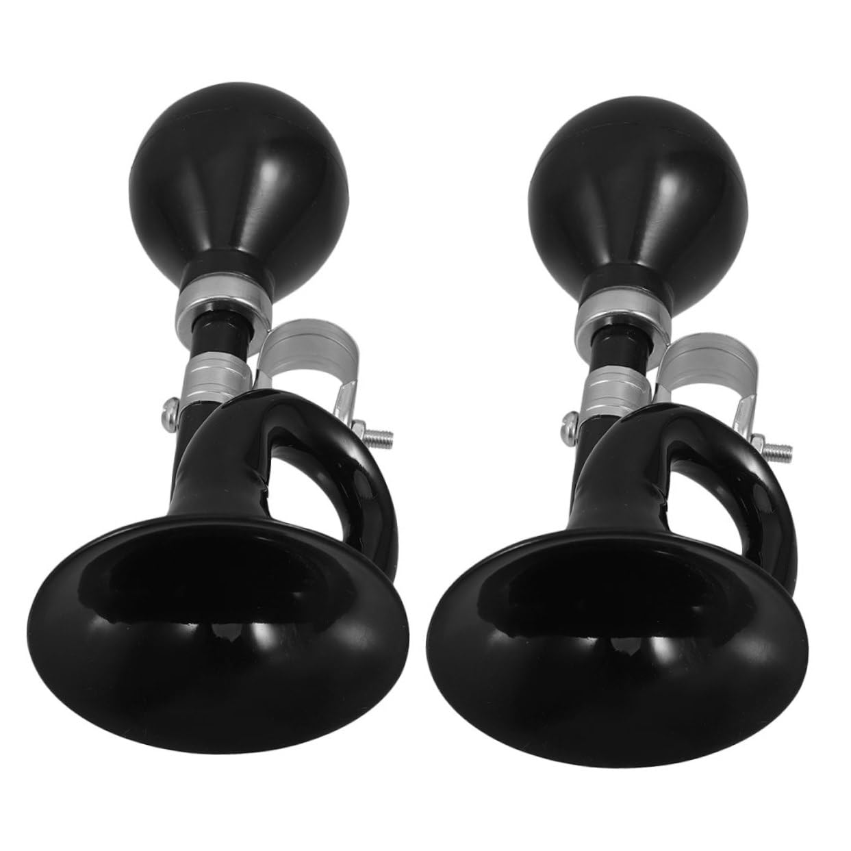 GOOHOCHY 2pcs Bicycle Bell Vintage Loud Snail Horn for Bicycles Scooters Easy Installation High Volume Alert for Siblings Friends