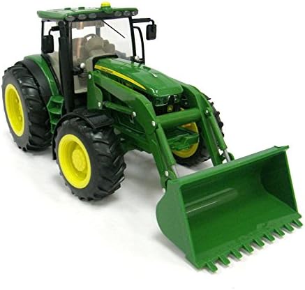 Side view of the TOMY Big Deere 1:16 6210R Tractor with Loader