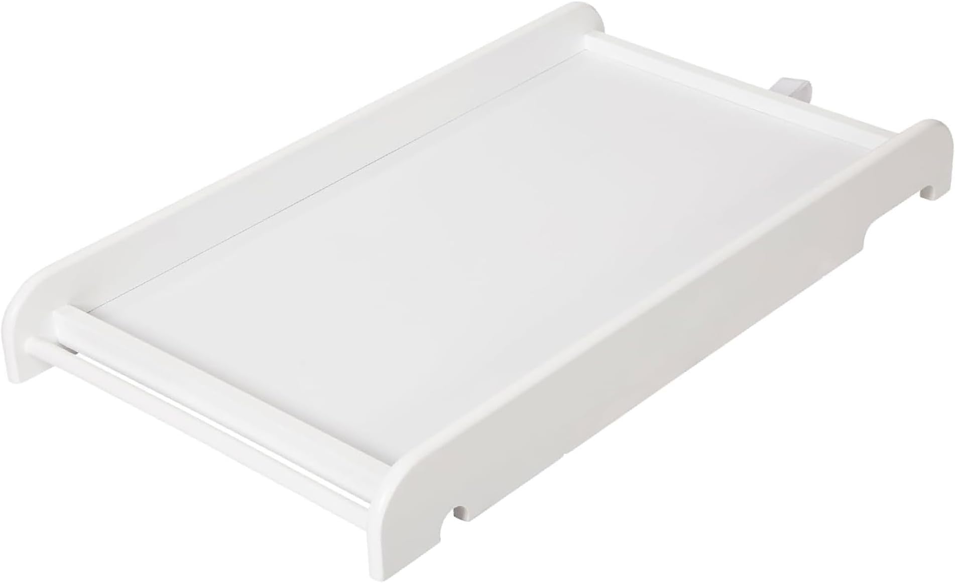 Tutti Bambini Universal Cot Top Changer in White | Fits Most Standard Cots & Cot Beds, Suitable for Use Up to 10kg (Approx. 12 Months) | L87 x W50 x H10cm - NO Side Shelves Included (Updated Version)