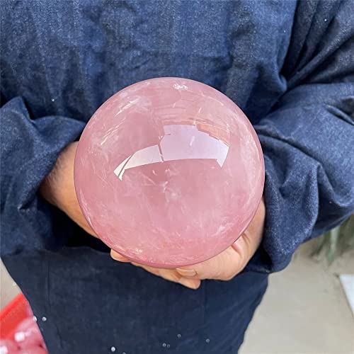 Boule de Quartz Rose 45-50mm en pierre naturelle sélectionnée d'exception - 4