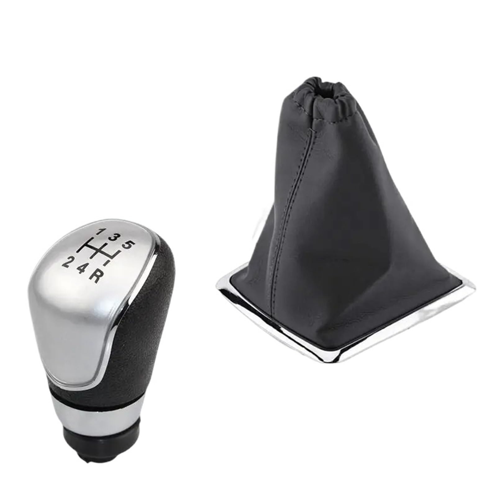 Bxbdekqgl B0102-K0010 Gear Shift Knob Manual 5/6 Speed Gear Shift Knob Gaiter Boot Cover For Focus Mk2 Mk3 Fiesta Mondeo Kuga Galaxy(B0102-K0010)