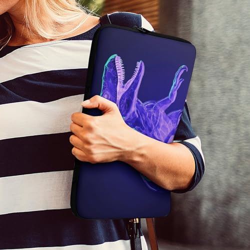 Funda portátil para laptop estilo dinosaurio verde miniatura 7
