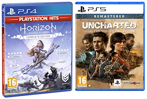 Image of Unchartered: Legacy of Thieves Collection | PS5 Game (PlayStation 5)&Horizon Zero Dawn | Complete Edition | PS4 Game (PlayStation 4)