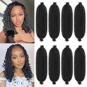 8 Packs Springy Afro Twist Hair 12 ...