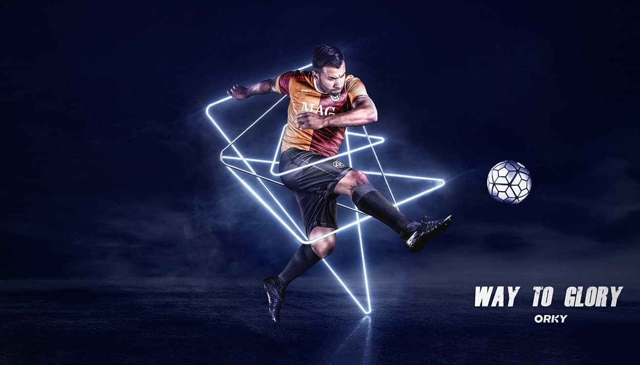 ORKY Customize Soccer Jersey Shirt and Shorts Full Sports Team Training Uniform for Men/Youth Journey