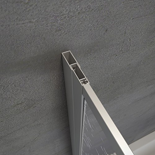 Schulte Duschwand für Badewanne mit Seitenwand, 3-teilig, 129x140x70cm – Ansicht 9