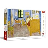 Trefl - Vincent Van Gogh, Das Schlafzimmer in Arles - Puzzle 1000 Elemente - Puzzlespiel Kunstsammlung, Kunstpuzzle, für Erwachsene und Kinder ab 12 Jahren