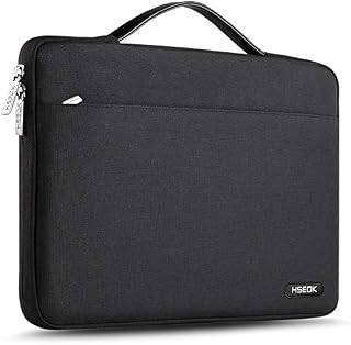 HSEOK Laptop Sleeve 13.3 Inch Case Briefcase Compatible with MacBook Pro 14 inch 2021 M1 Pro/M1 Max A2442 and All Model of 13.3 Inch MacBook Air/Pro, XPS 13, Most Popular 13"-13.5" Notebooks, Black