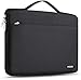 HSEOK 15 15,6 16 Pouces Housse pour Ordinateur Portable, Serviette Sacoche étanche Ultra Mince, Compatible MacBook 15" 16" XPS 15 Populaire 15-16 Pouces pour ASUS Dell Lenovo HP, Noir