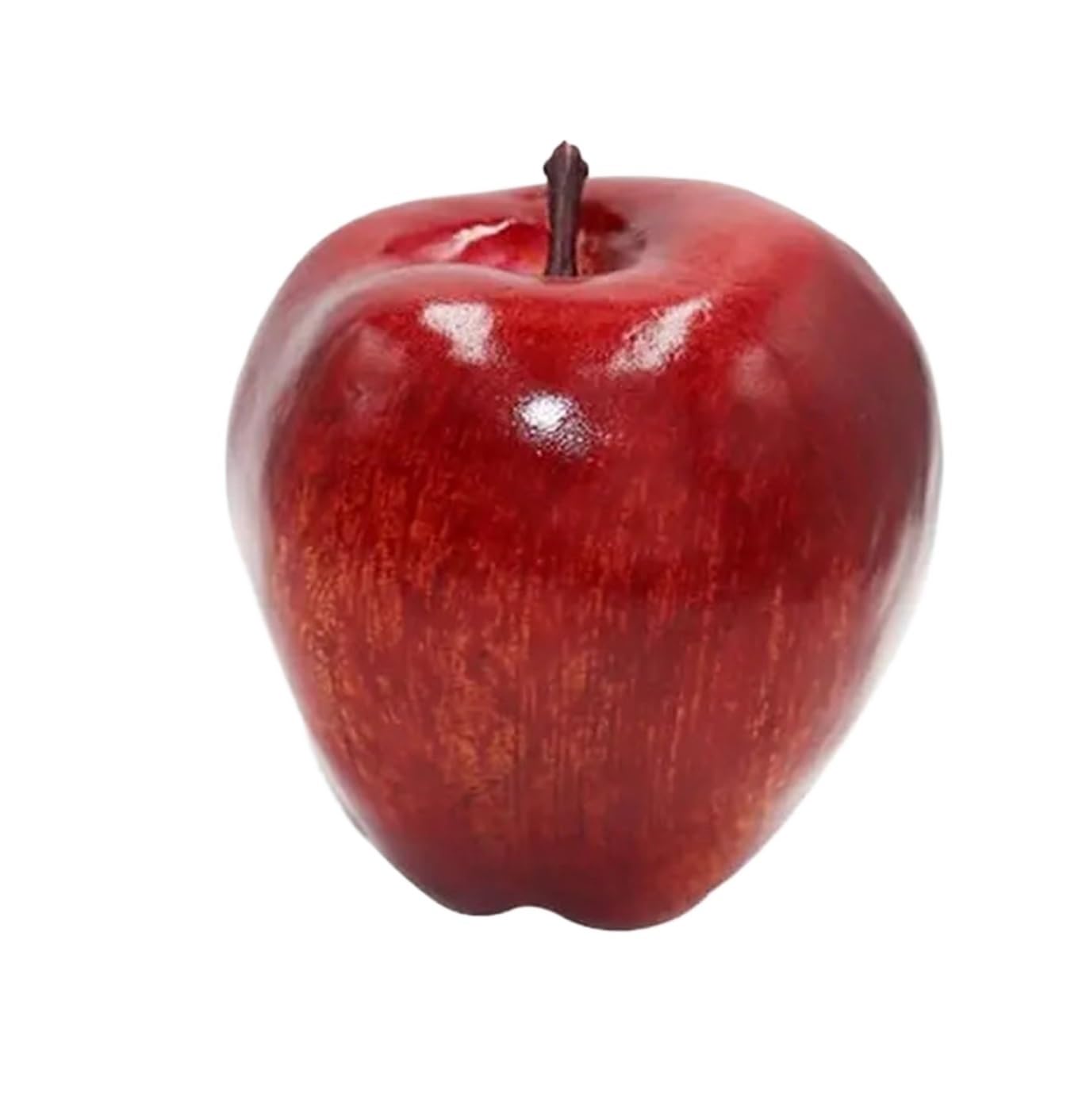 Wuyxto One Color 6Pcs Artificial Apples Fake Lifelike Fruit Realistic Decoration Party Festival Wedding Kitchen Home Decorative Photography For Party