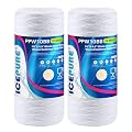 ICEPURE 25 Micron 10”x4.5'' Whole House Sediment String Wound Water Filter Replacement filter for 84637, WPX5BB97P, PC10, 355214-45, 355215-45, WP10BB97P, WP5BB97P, 2PACK