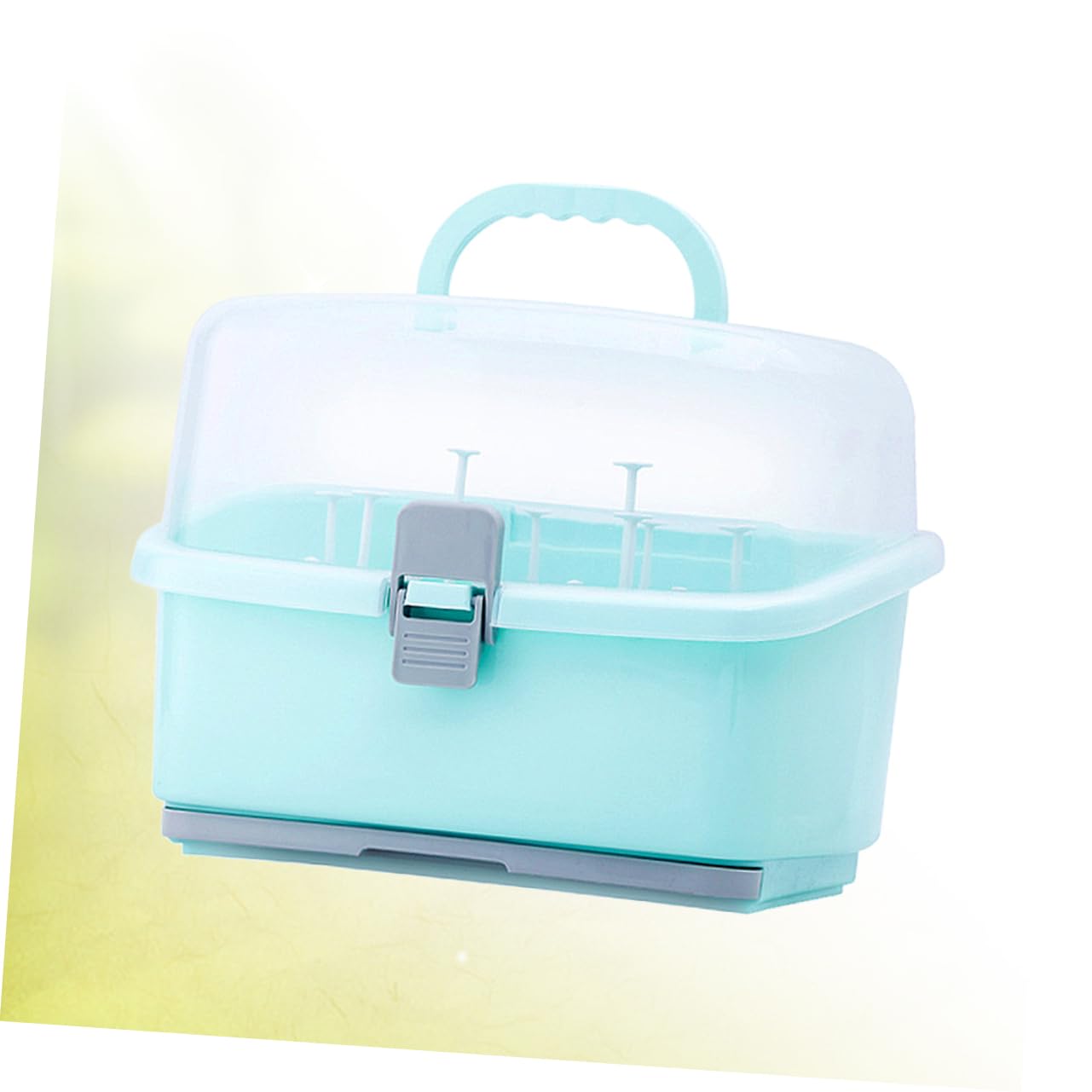 ifundom Contenitore per Biberon di Plastica Sicura Contenitore Portatile per Biberon Adatta per Tutti i Principali per Viaggio Casa e Esterni